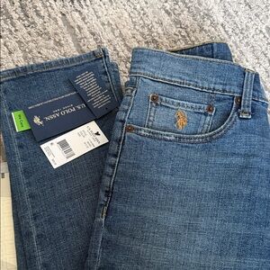 U.S. Polo Assn. Men's Classic Blue Slim Straight Jeans 30x32